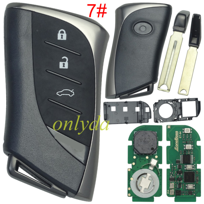 Eoneboss ET-04 universal key 434mhz  for Toyota,pls choose button