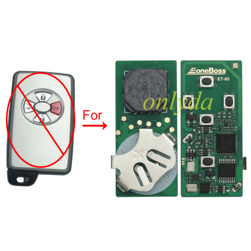 Eoneboss ET-05 universal key  for Toyota 4 button, ONLY PCB