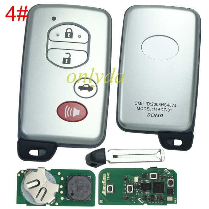 Eoneboss ET-02 universal key  for toyota , pls choose button