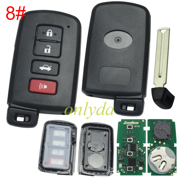 Eoneboss ET-01 universal key  for toyota, pls choose button model