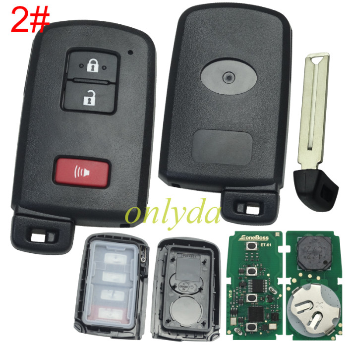 Eoneboss ET-01 universal key  for toyota, pls choose button model