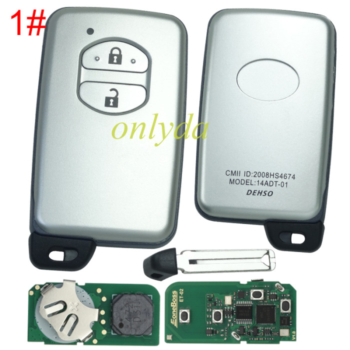 Eoneboss ET-02 universal key  for toyota , pls choose button