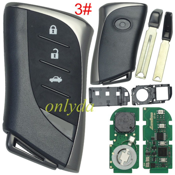 Eoneboss ET-04 universal key 434mhz  for Toyota,pls choose button