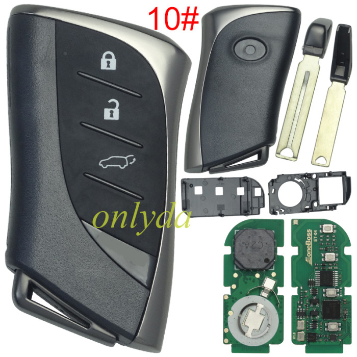 Eoneboss ET-04 universal key 434mhz  for Toyota,pls choose button