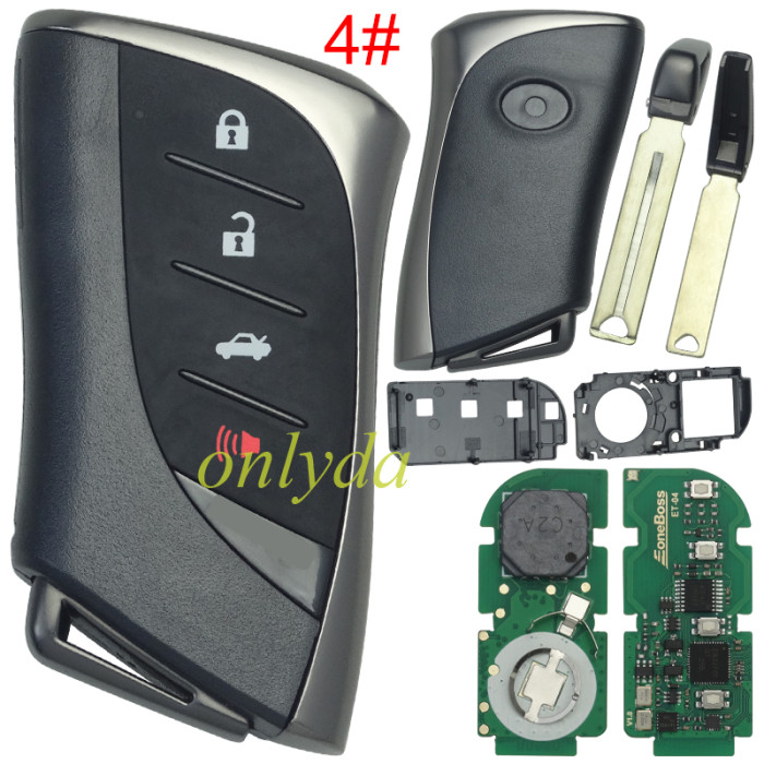 Eoneboss ET-04 universal key 434mhz  for Toyota,pls choose button