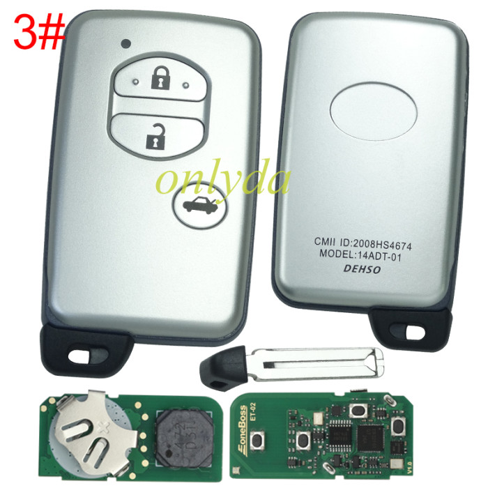 Eoneboss ET-02 universal key  for toyota , pls choose button