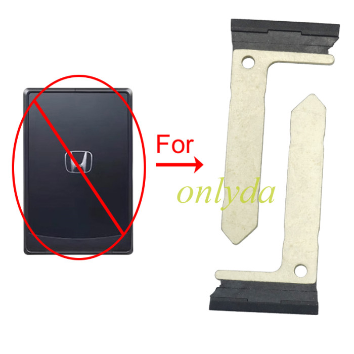 For Honda New Flat Key Fob emergency blade