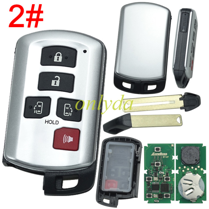 Eoneboss ET-07 universal key  for Toyota, pls choose button