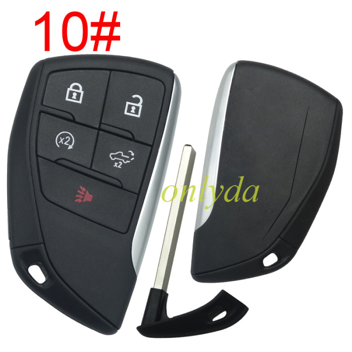 For GMC remote key  shell with badge,  (please choose button)