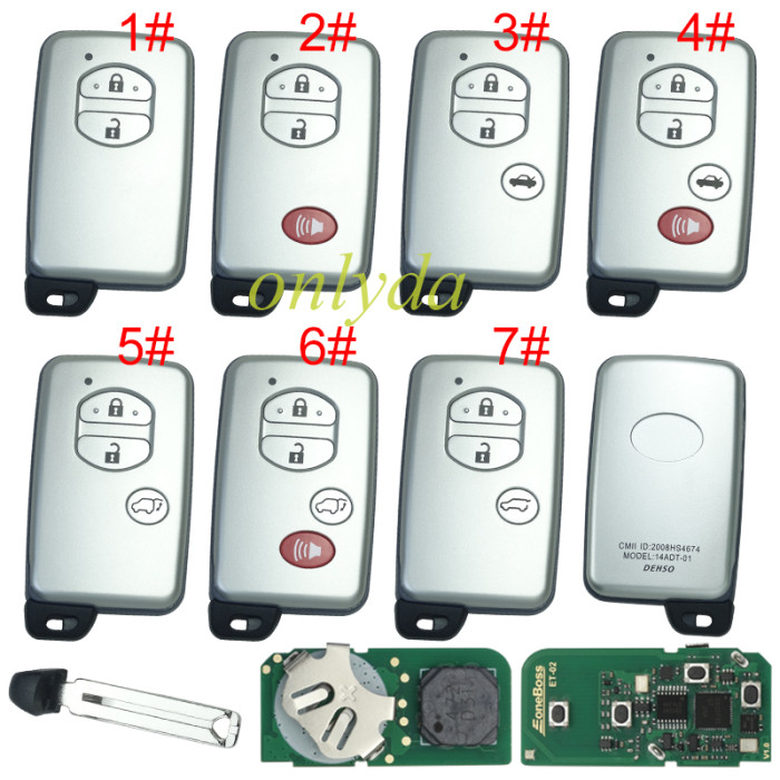 Eoneboss ET-02 universal key  for toyota , pls choose button