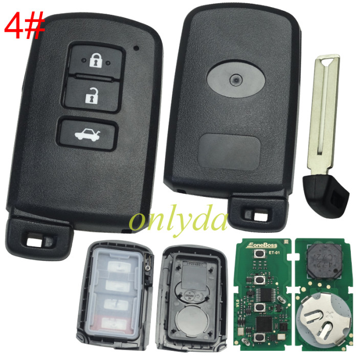 Eoneboss ET-01 universal key  for toyota, pls choose button model