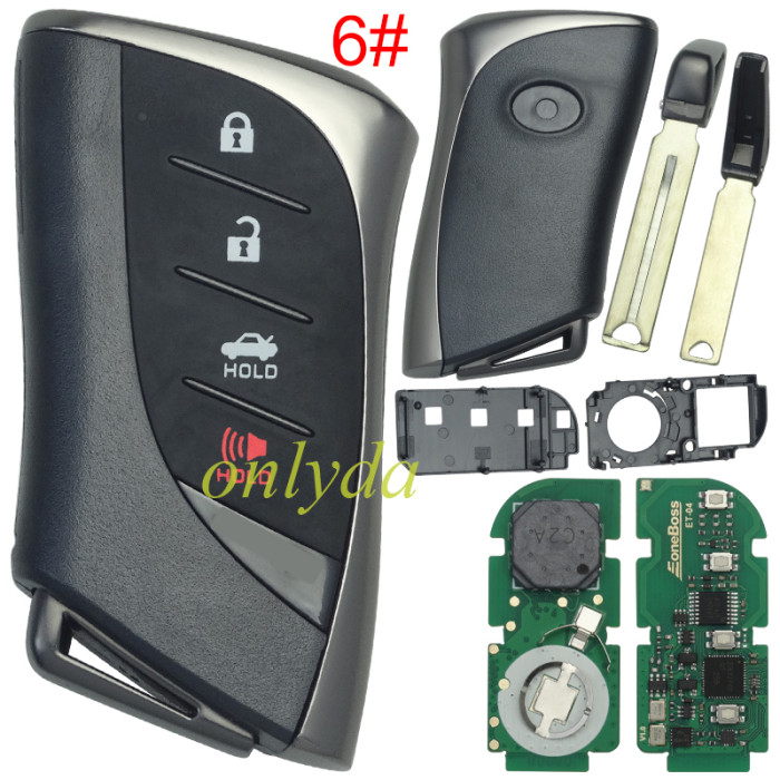 Eoneboss ET-04 universal key 434mhz  for Toyota,pls choose button