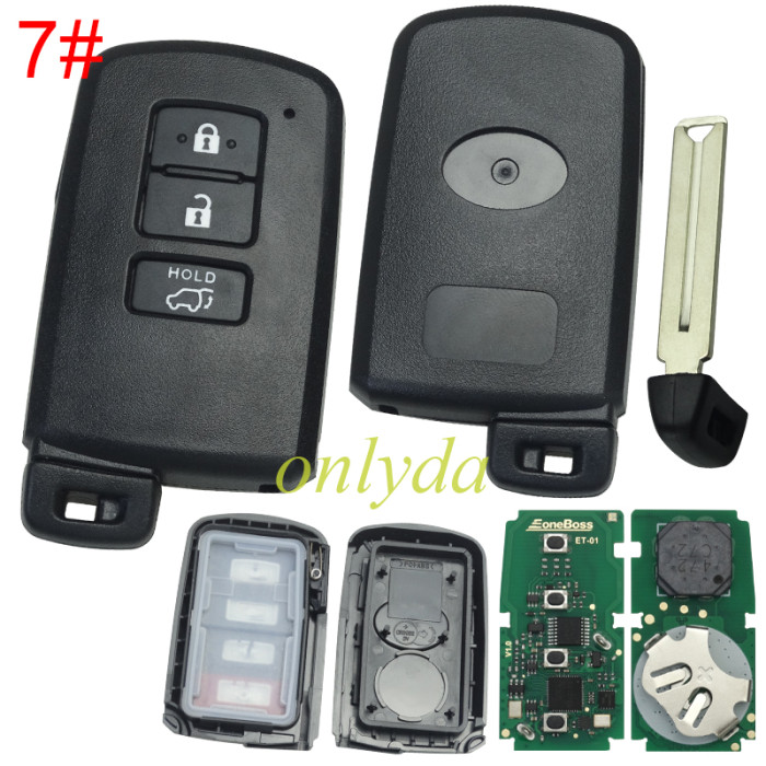 Eoneboss ET-01 universal key  for toyota, pls choose button model