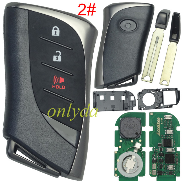 Eoneboss ET-04 universal key 434mhz  for Toyota,pls choose button