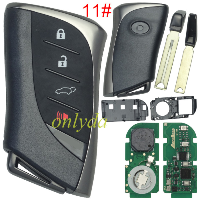 Eoneboss ET-04 universal key 434mhz  for Toyota,pls choose button