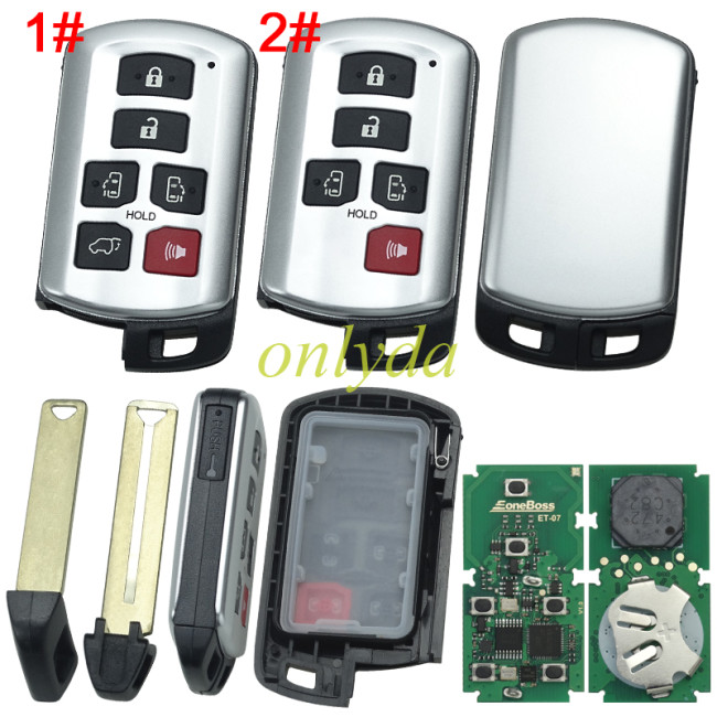 Eoneboss ET-07 universal key  for Toyota, pls choose button