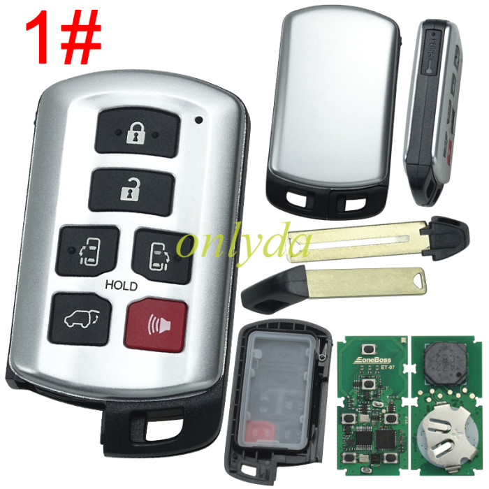 Eoneboss ET-07 universal key  for Toyota, pls choose button
