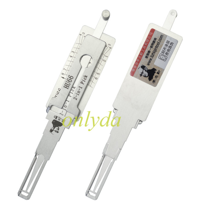 Lishi HU66 2 in 1 lock pick and decoder used for  VW series，Audi series，Porsche series