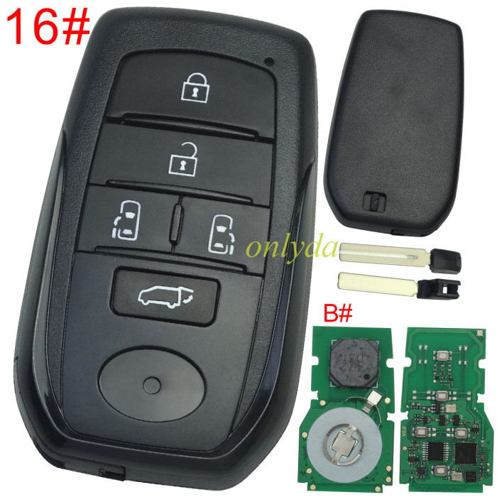 Eoneboss ET-08 universal key  for Toyota, Pls choose button