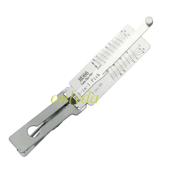 Lishi HU66 2 in 1 lock pick and decoder used for  VW series，Audi series，Porsche series