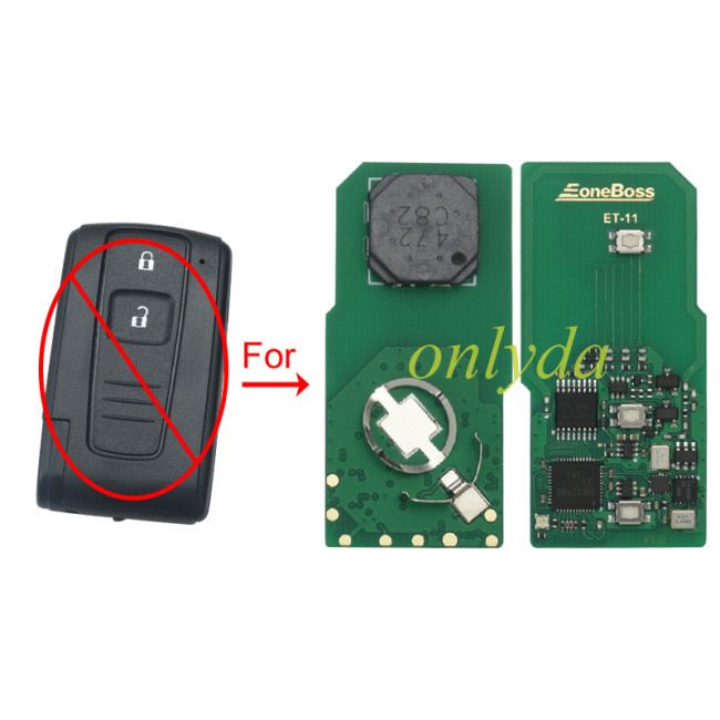 Eoneboss ET-11 universal key  for Toyota 3 button, ONLY PCB