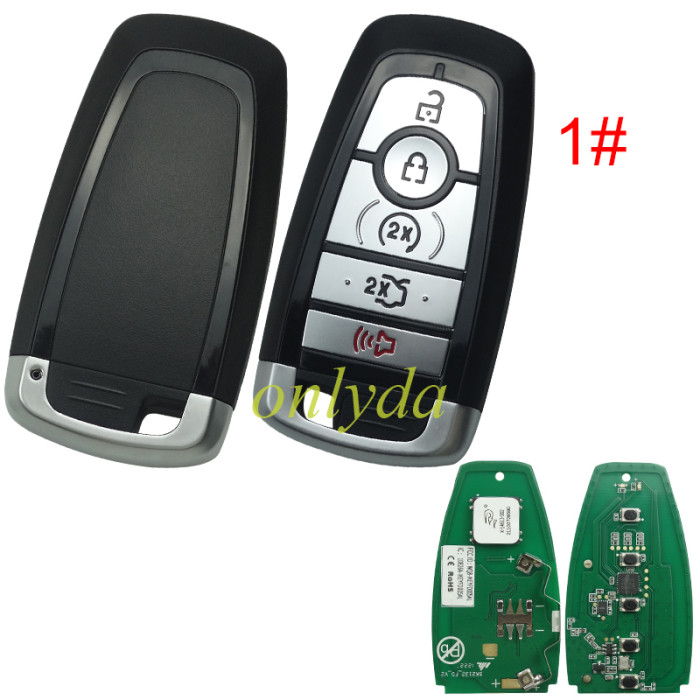 5pcs/lot Free shipping from HK AUTEL IKEYFD004AL/IKEYFD005AL  4/5Buttons Smart Key Universal Remote used for MaxiIM KM100/IM508/IM608