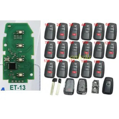 Eoneboss ET-13 universal key  for Toyota , pls choose button