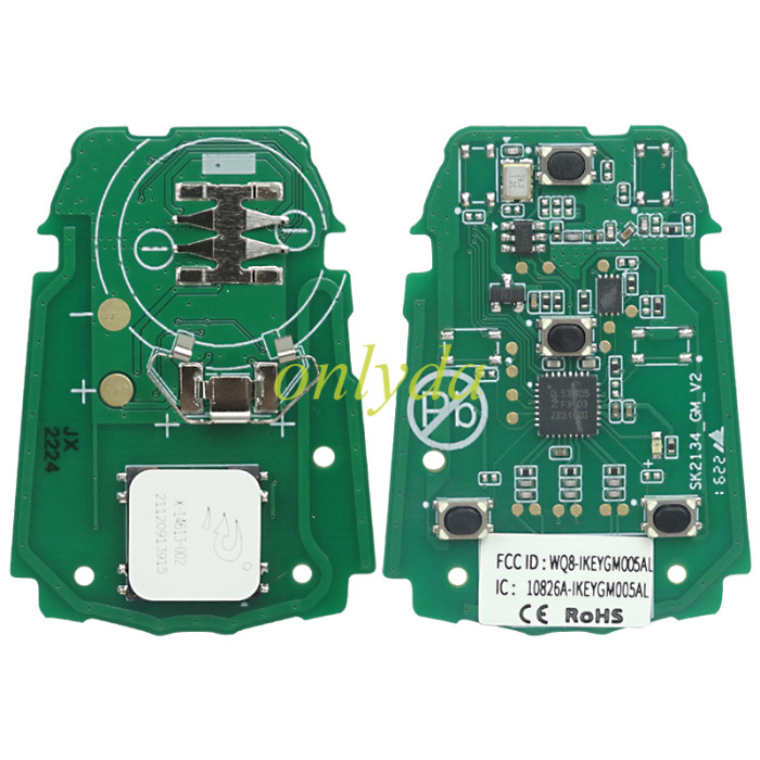 Free shipping from HK,AUTEL IKEYGM004AL GM Cadillac 4/5 Buttons Universal Smart Key 5pcs/lot