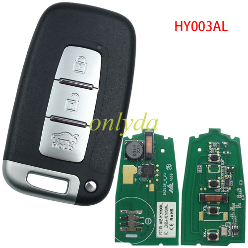 Free shipping from HK,AUTEL IKEYHY003AL/IKEYHY004AL Hyundai 3/4 Buttons Universal Smart Key 5pcs/lot