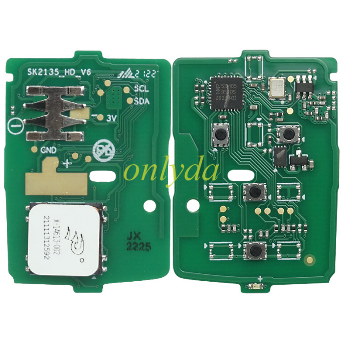 Free shipping from HK,AUTEL IKEYHD004AL /Autel-IKEYHD004BL/Autel-IKEYHD005AL Honda 4 Buttons Universal Smart Key 5pcs/lot