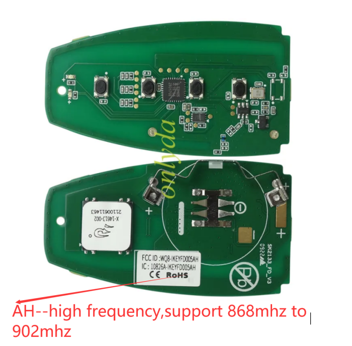 5pcs/lot Free shipping AUTEL IKEYFD004AH/IKEYFD005AH 4/5 Buttons Smart Key Universal Remote used for MaxiIM KM100/IM508/IM608