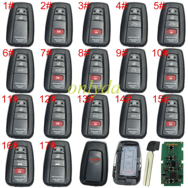 Copy Eoneboss ET-01 universal key  for toyota, pls choose button model