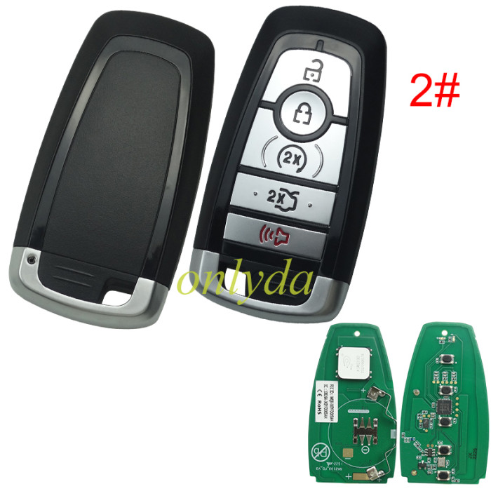 5pcs/lot Free shipping AUTEL IKEYFD004AH/IKEYFD005AH 4/5 Buttons Smart Key Universal Remote used for MaxiIM KM100/IM508/IM608
