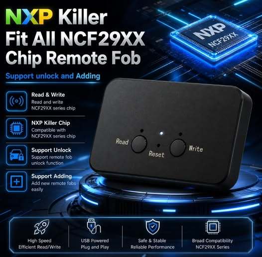 Free shipping from HK to EU [Advanced version Unlimited Use] Super NXP Killer Tool For Hyundai Kia Nissan Jeep Toyota AIfa BMW Fiat and so on ，Support for all NCF29XX chip remote adding(OEM & Aftermarket)+ BMW BDC Solder-free Adapter
