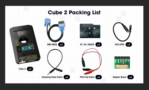KYDZ Cube2 Universal Remote Generator, support NXP chip copy function