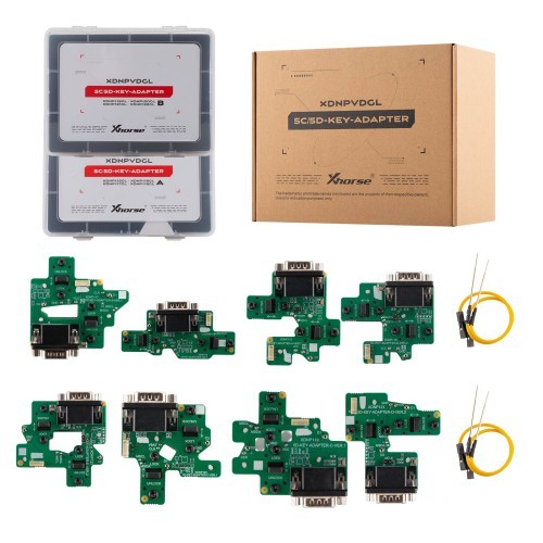 Xhorse XDNPVDGL VW Audi Skoda Porsche MQB49 5C 5D Solder Free Adapter Kit.Supports key data reading for 2019-2026 VW/ Skoda/ Audi/ Porsche 5C 5D keys. Compatible with Xhorse VVDI Key Tool Plus and Multi Prog.