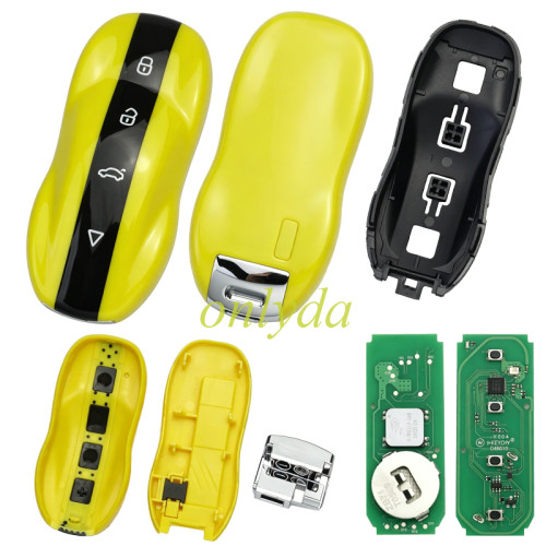 KEYDIY ZB71-4 Smart Key Amber Yellow For 46, 47, 48, 49, 4A, MQB48, 5C Chip Types