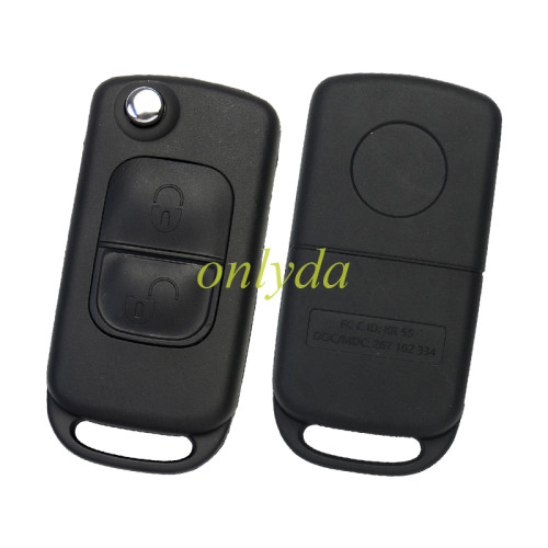 Super Stronger GTL   Benz Flip Remote key Shell without badge