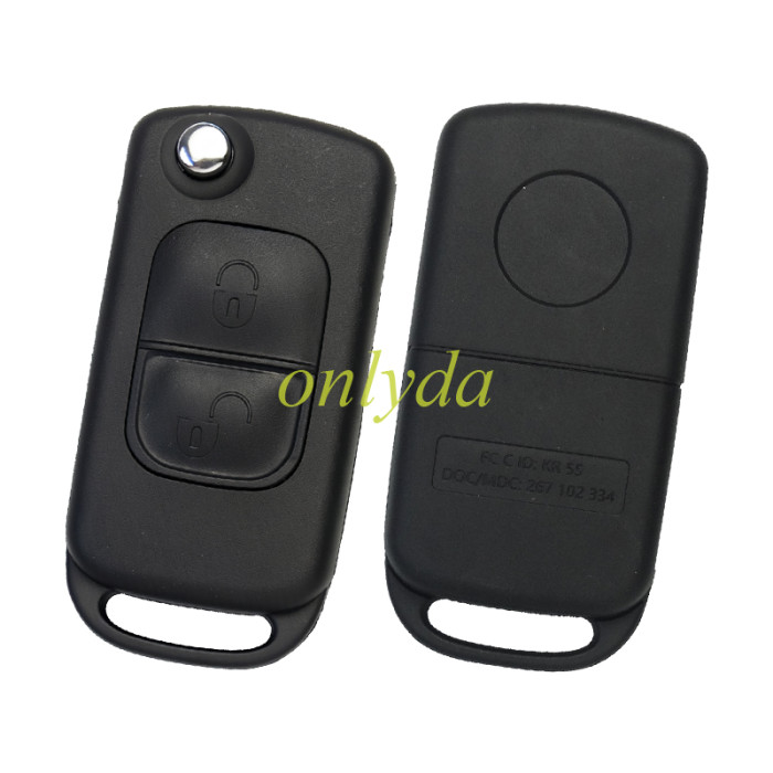 Super Stronger GTL   Benz Flip Remote key Shell without badge