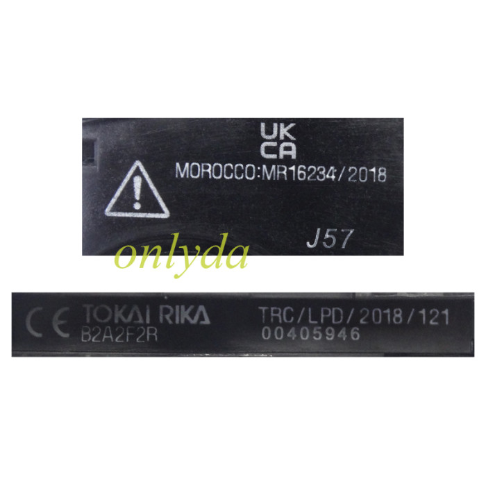 OEM Toyota Corolla   2 button Flip Remote Key 315MHz  FSK  2019+  part number ：B2A2F2R with WS21 ID74 H 8A Chip  Page:39