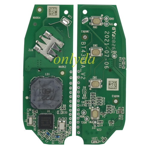 New original smart key for Haval, ID47 chip 434MHz 4 buttons, for F7 2024- H3 2023- H5 2024- H9 2024-