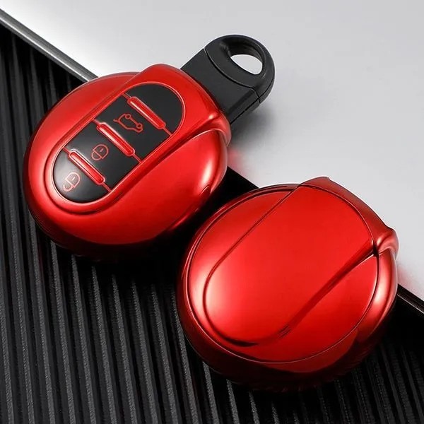 For BMW MINI cooper R55/R56/R60 3 button TPU protecive key case ,please choose the color