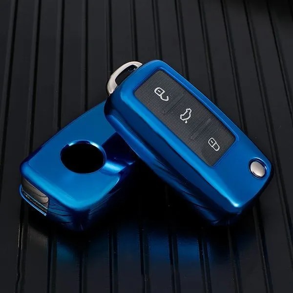 For VW TPU protective key case  black or red color, please choose