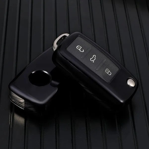 For VW TPU protective key case  black or red color, please choose