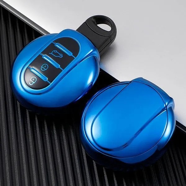 For BMW MINI cooper R55/R56/R60 3 button TPU protecive key case ,please choose the color