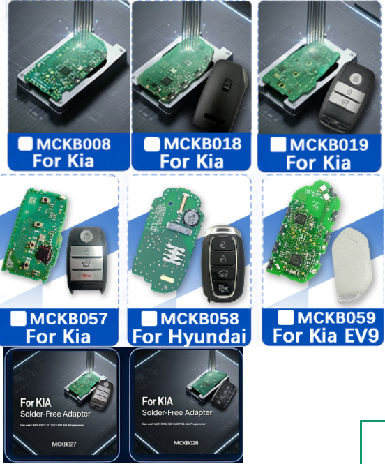 For Kia NXP Killer MCKB Solder Free Adapter   work with NXP Killer programmer, please choose the model