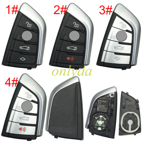OEM BMW Remote Suitable for BMW G Classis BDC2  smart remote control key 4/3+1 button key FCC ID: N5F-ID2A  IC 3248A-ID2A 434MHZ 49 Chip F2951, pls choose button