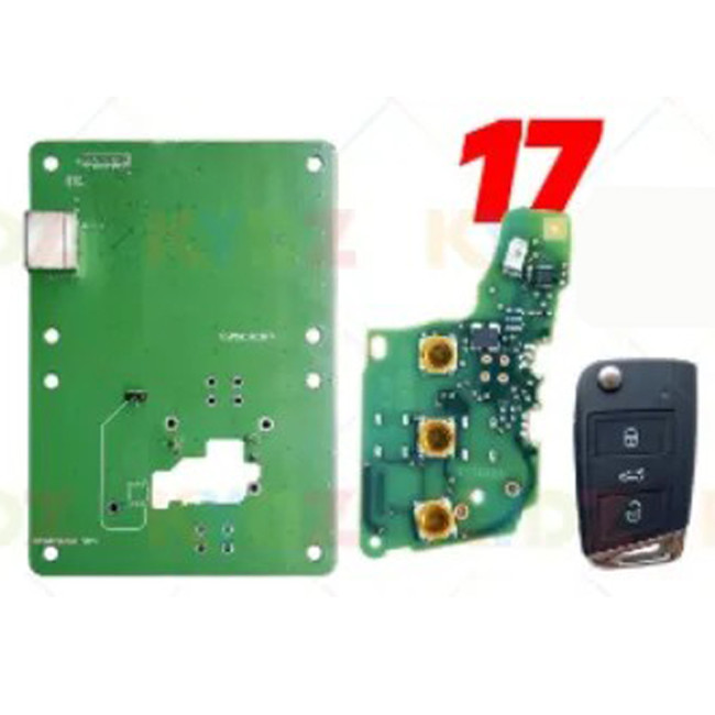 KYDZ Without disassemble pcb for VW,  number:VW5CADP4 chip:21A2
