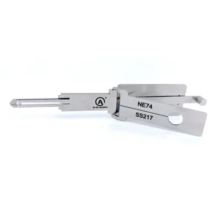NE74 SS217  lishi 2 in 1 decode and lockpick tools for Peugeot Motorcycles