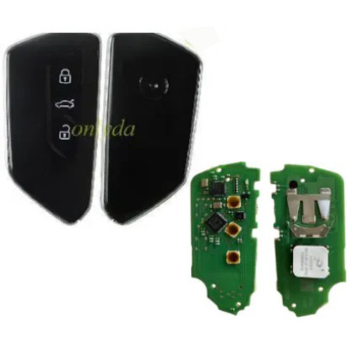 KYDZ Universal Remote key for  5D GLOF8 vw smart key with  3 BUTTON  remote  key with 5D MQB49 chip  433mhz
